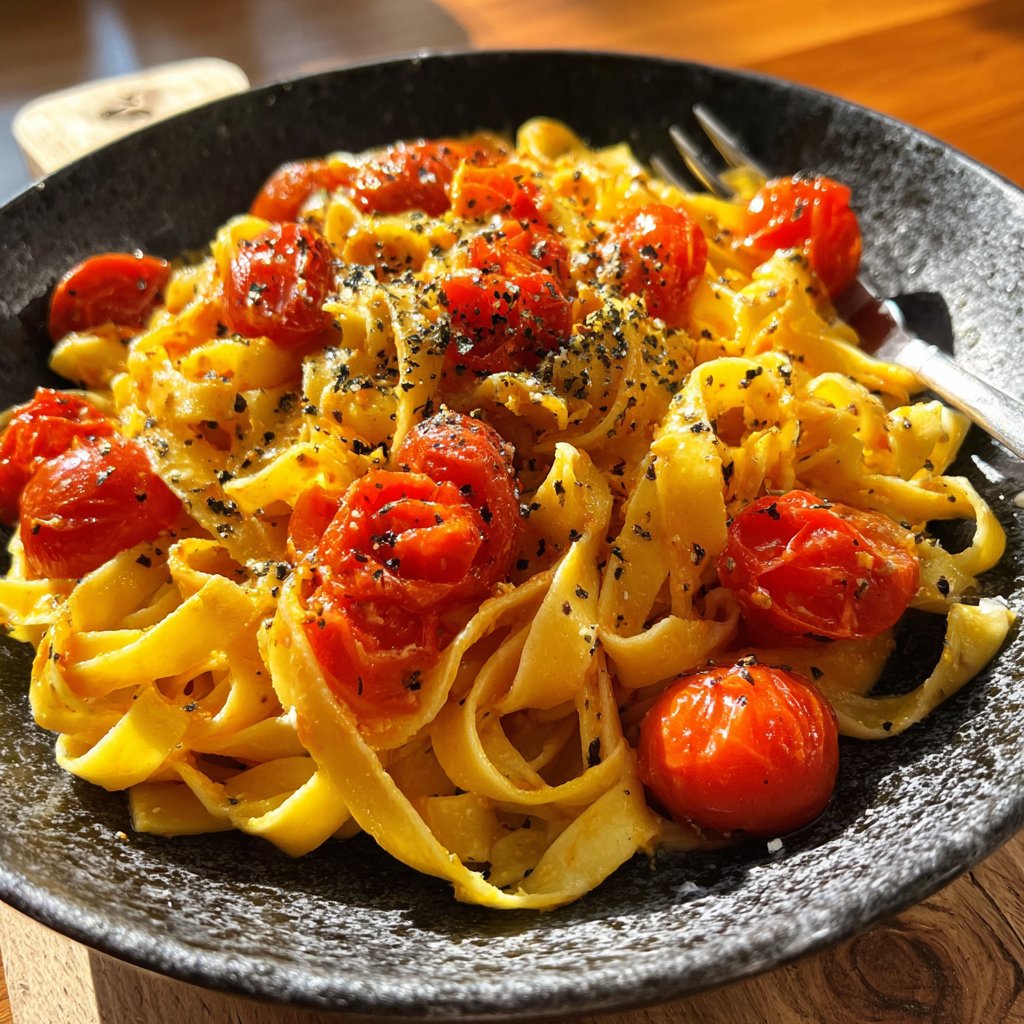 Tagliatelle mit Tomatenbutter