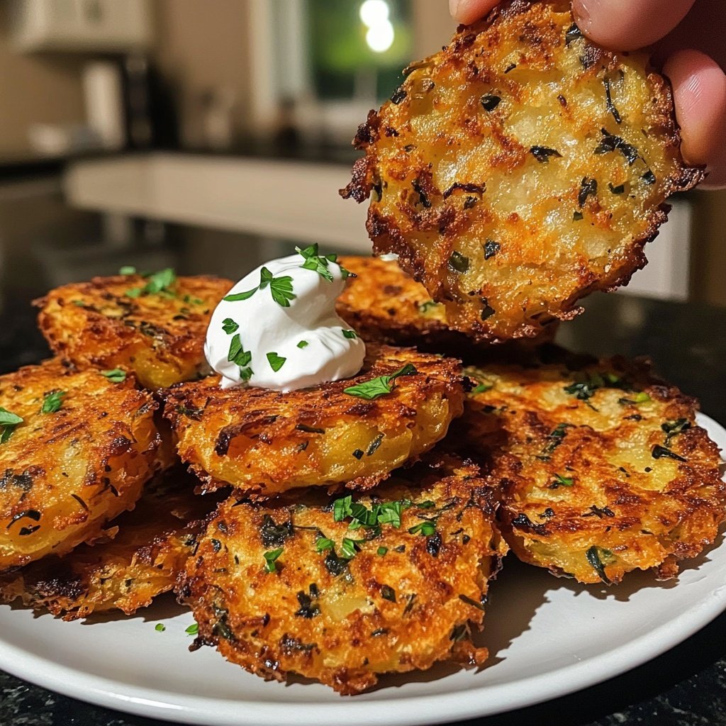 Knusprige Kartoffelpuffer