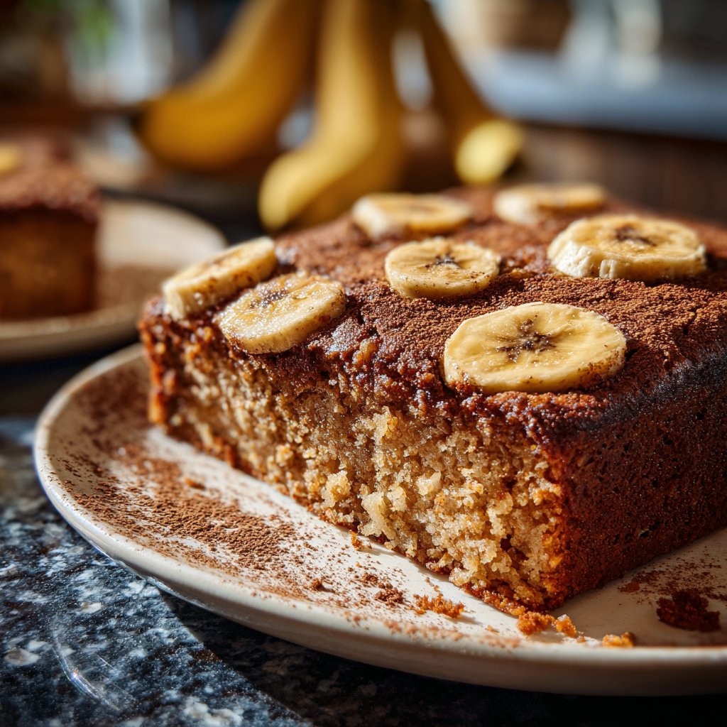 Bananenkuchen mit Kakao