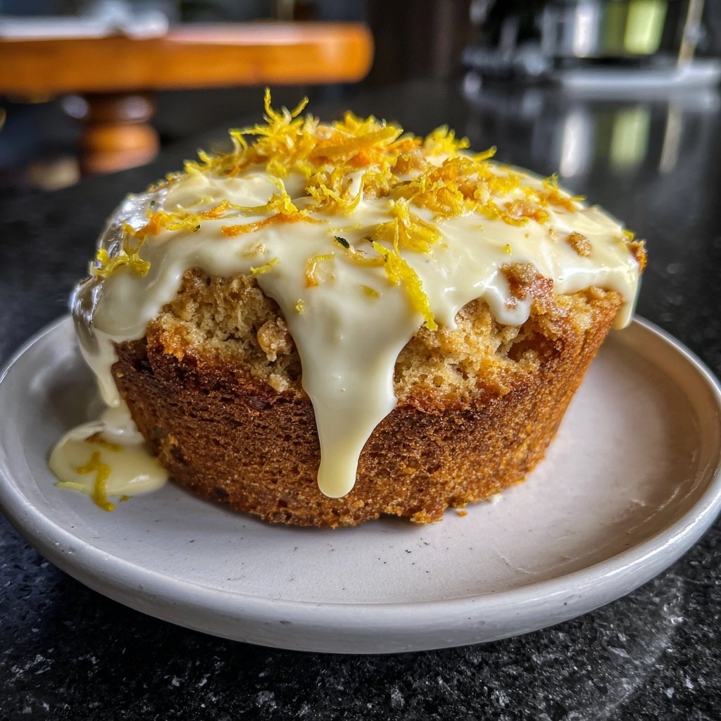 Zitronenkuchen mit Zitronenquark