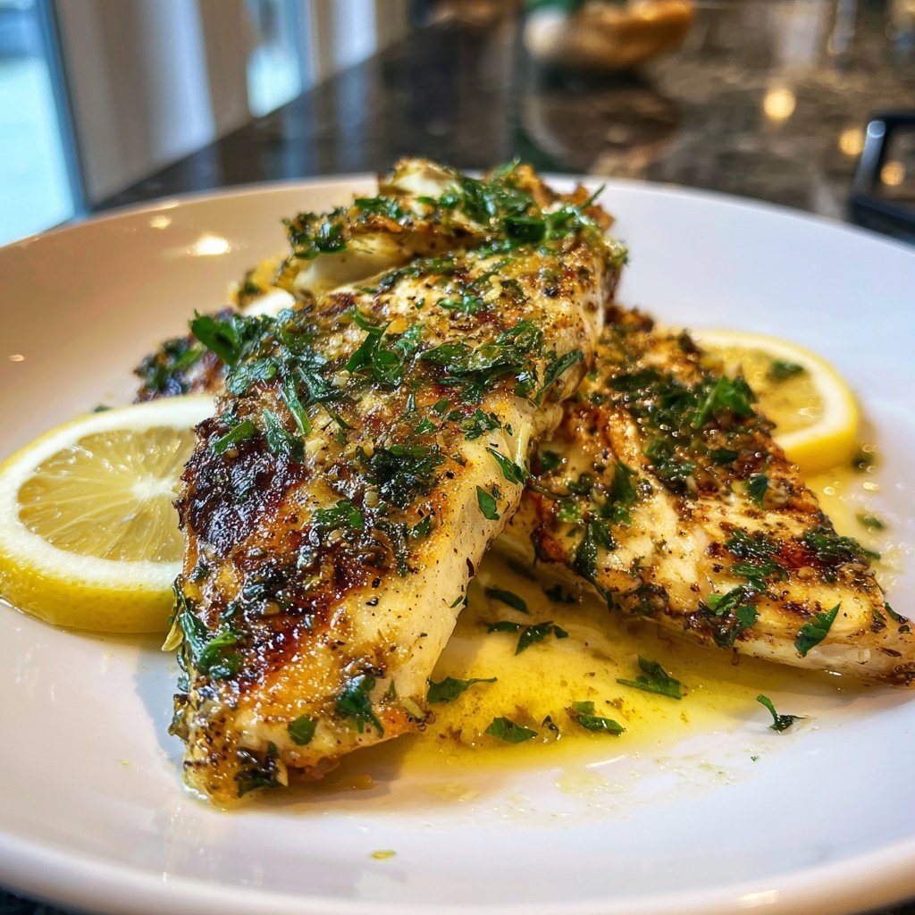 Kalorienarmes Fischgericht