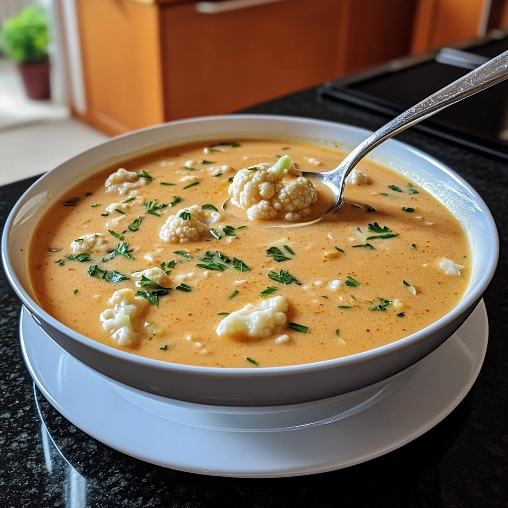 Blumenkohlsuppe zum Vorbereiten