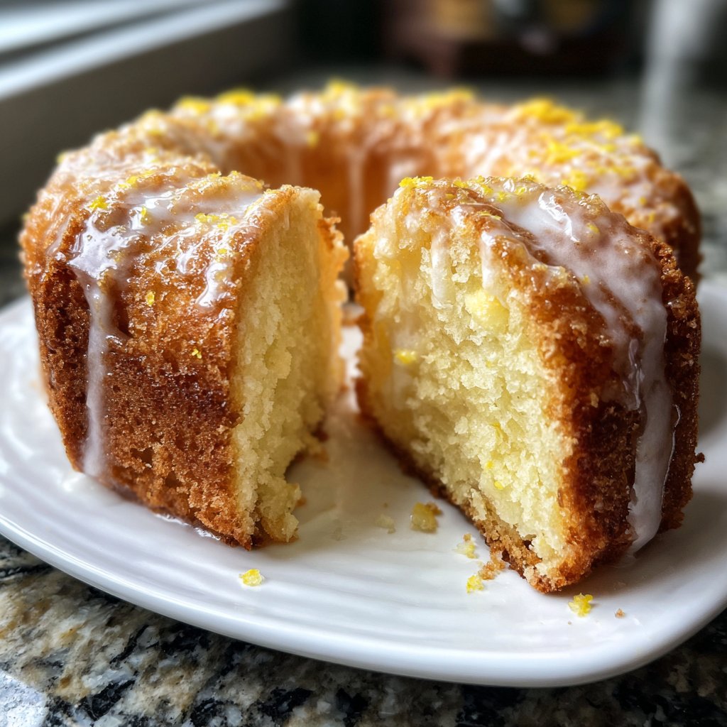 Zitronenkuchen mit Zitronenabrieb