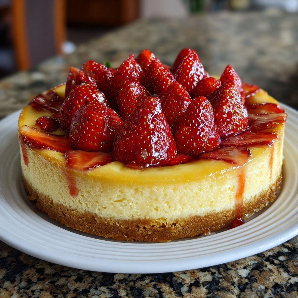 Erdbeerkuchen Mit Vanillepudding