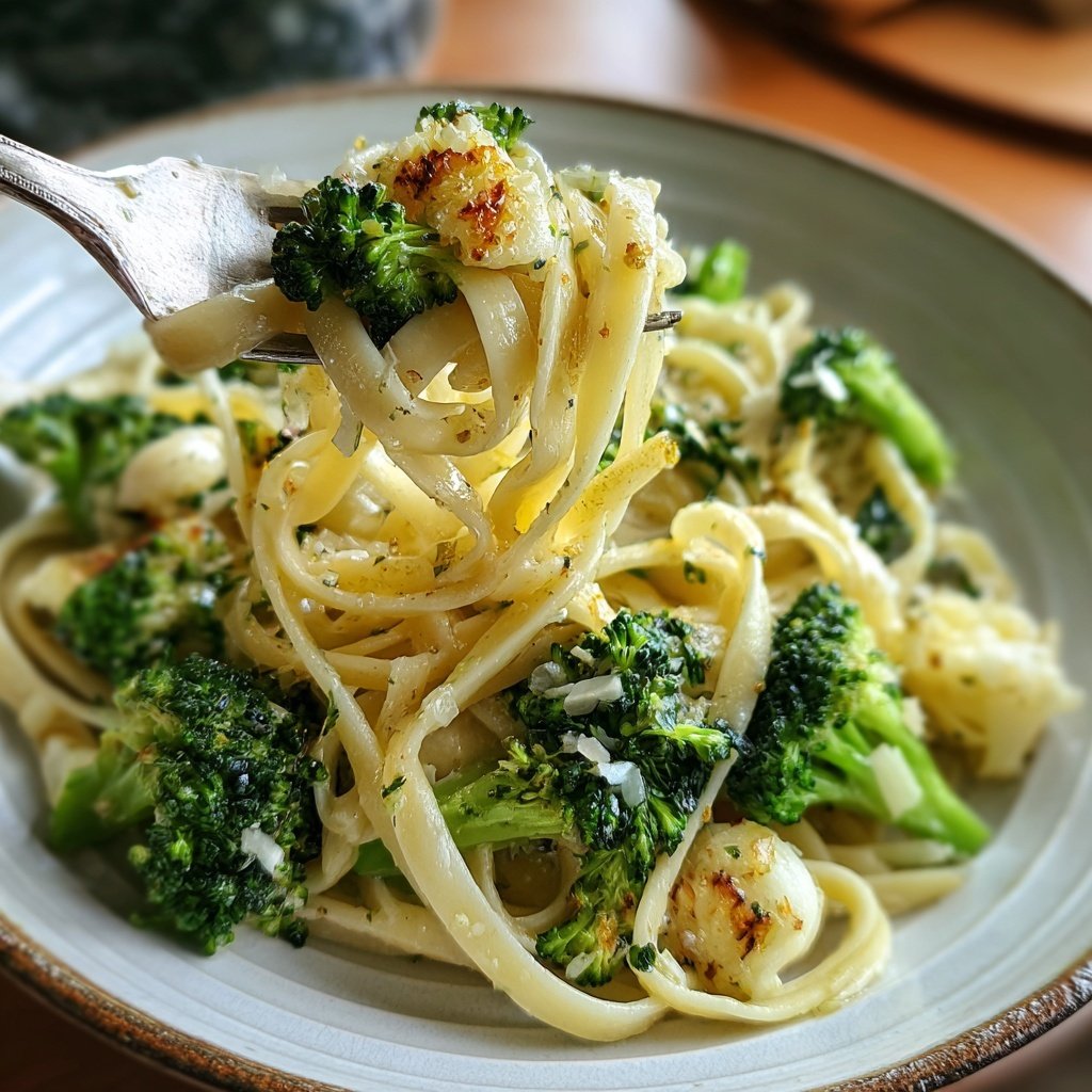 Pasta mit Brokkoli und Knoblauch