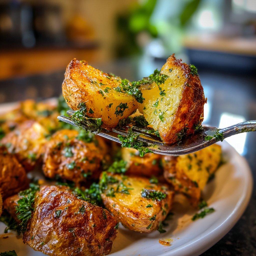 Mittagessen mit Kartoffeln