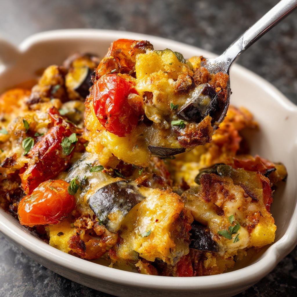 Ratatouille mit Polenta