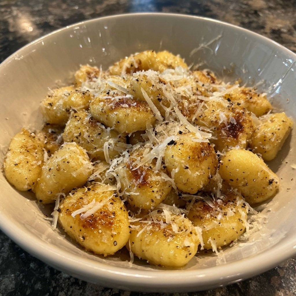 Gnocchi mit Trüffelöl und Parmesan