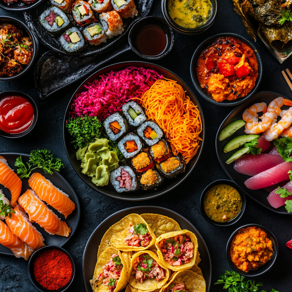 Küche rund um die Welt