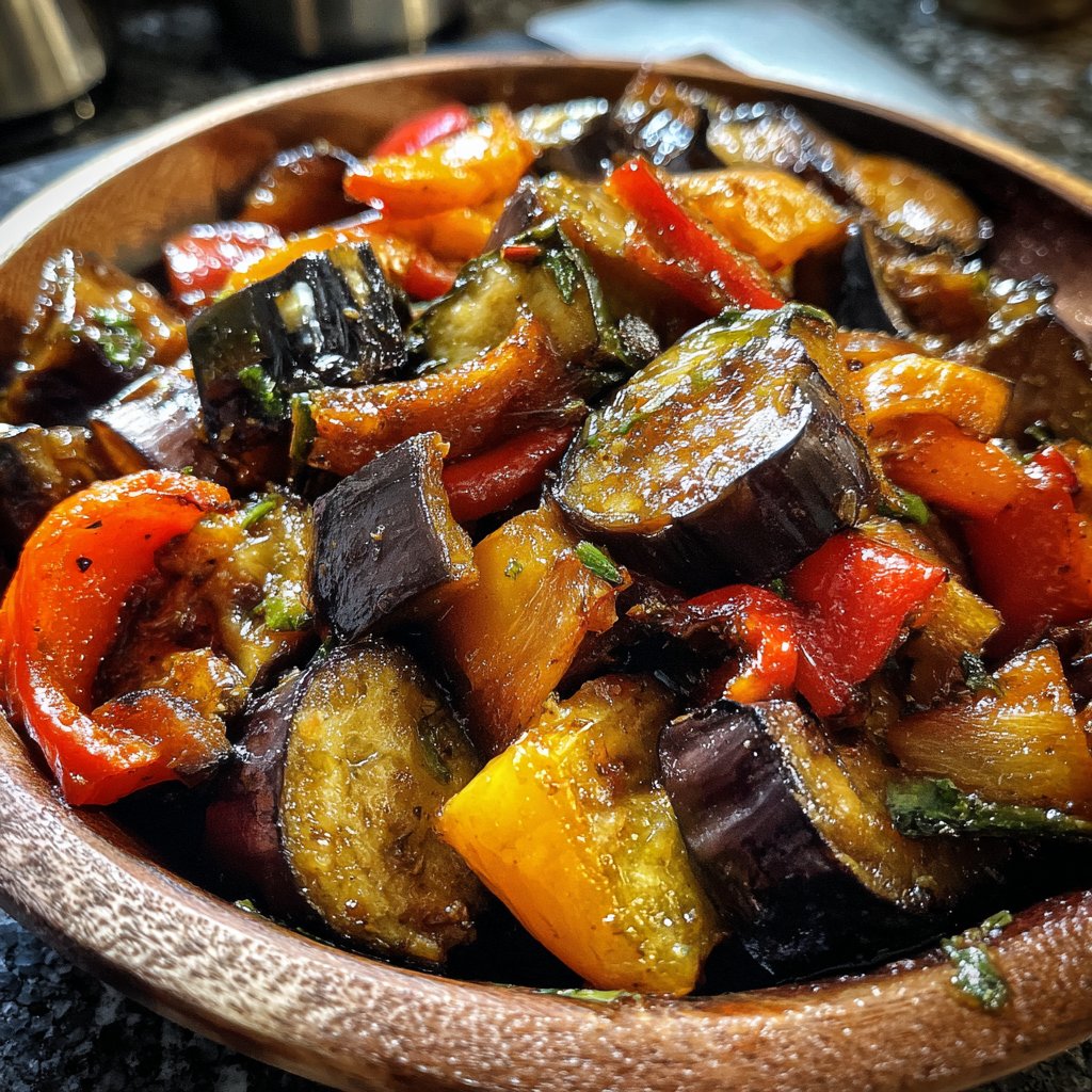 Auberginenpfanne leicht
