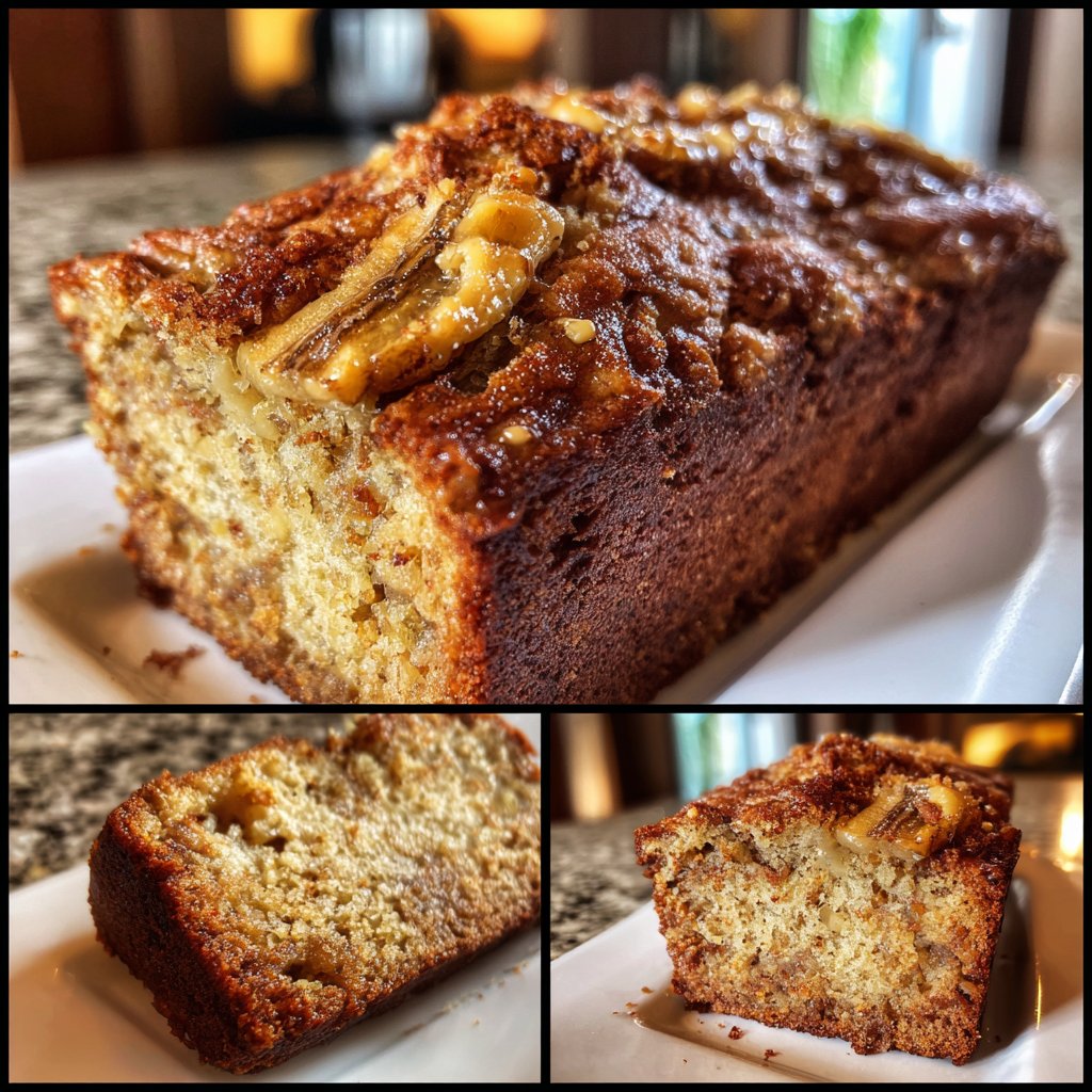 Bananenbrot mit Zimt und Honig